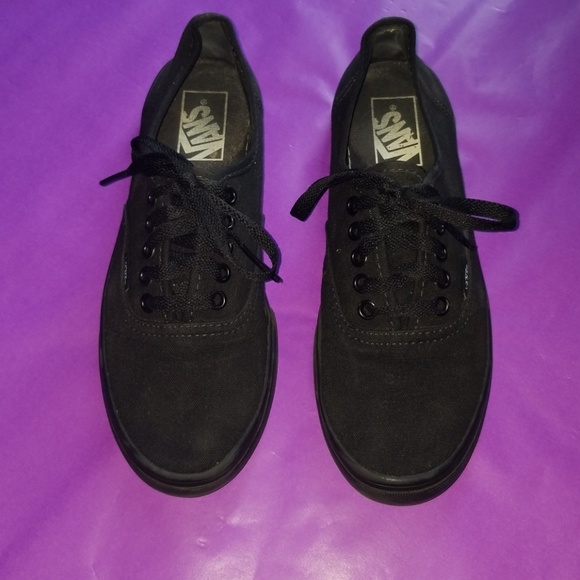 all black vans womens size 6